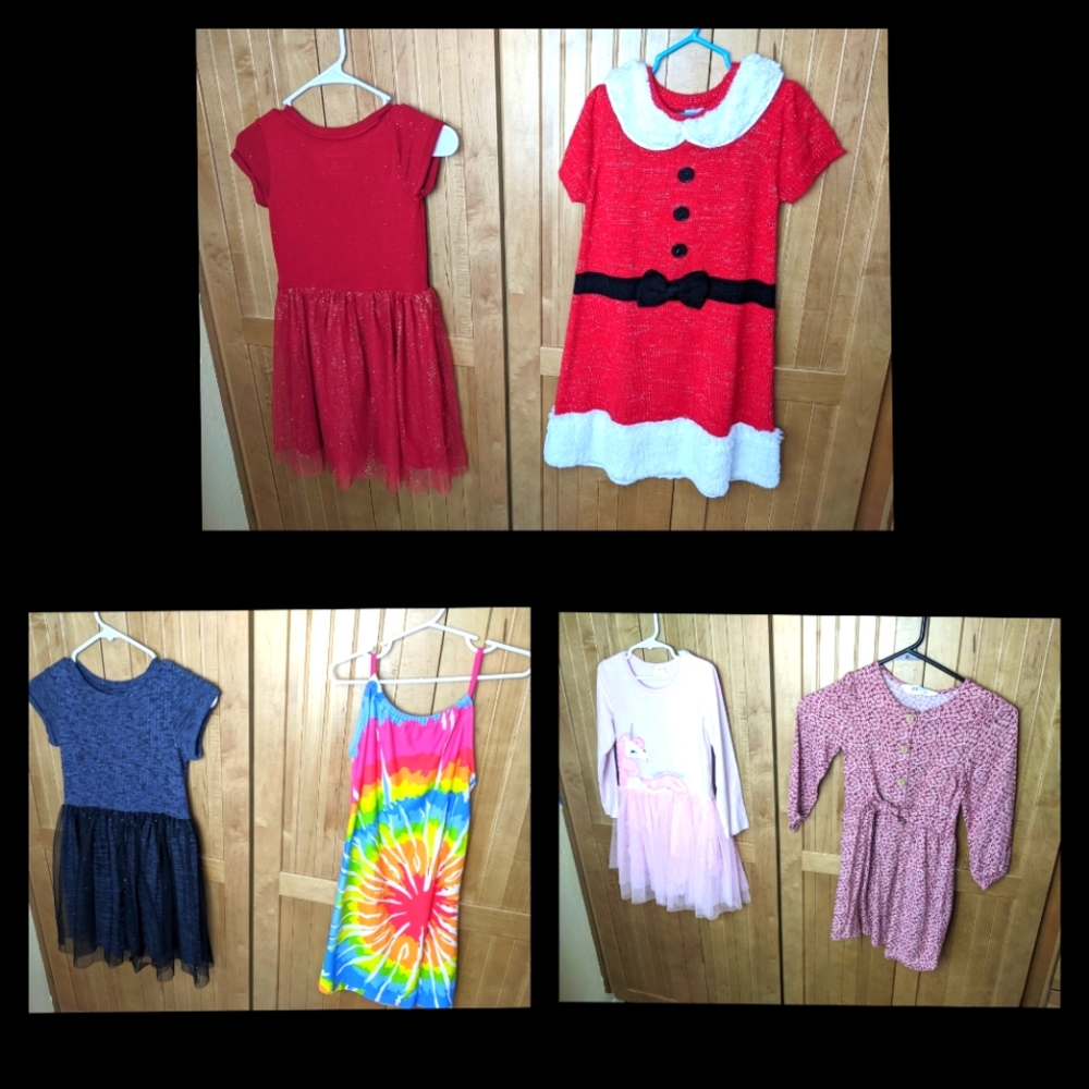 Lot of 6 girls size 6 dresses bundle